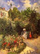 Camille Pissarro The garden of Pontoise oil painting artist